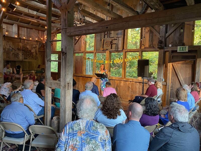 Poets of Manor Mill book launch (September 2024) - reading my poem The Honey Pot