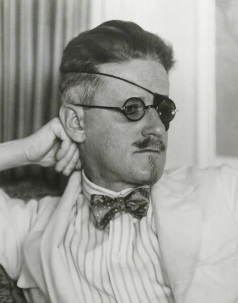 Photograph of James Joyce by Berenice Abbott