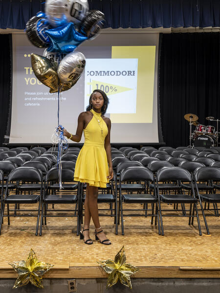 Destiny at Gateway Graduation, Commodore John Rodgers, Baltimore, Maryland, 2022