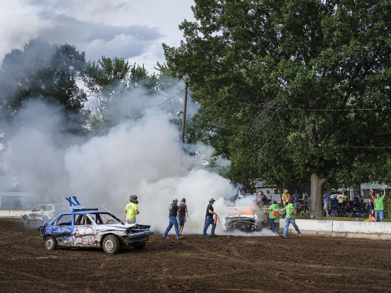 Car Fire, Belle, Missouri, 2023