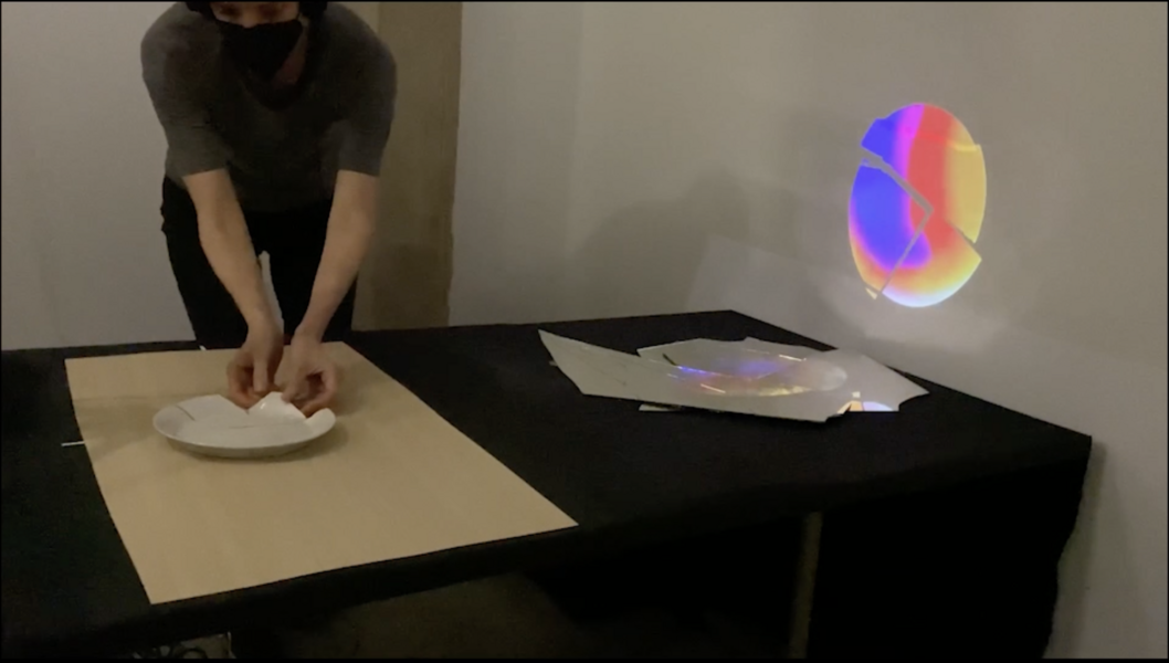 Documentation of early performance of work using mirrors 2