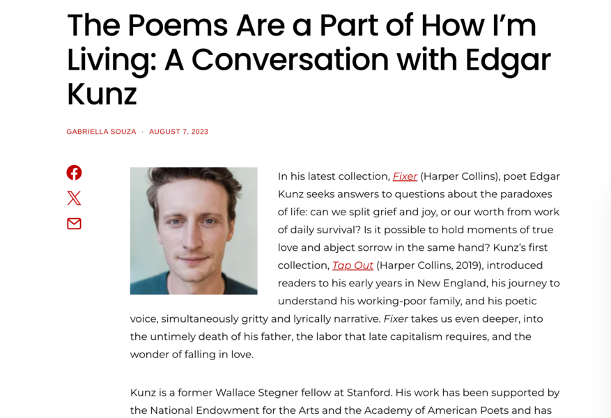 Interview with Edgar Kunz