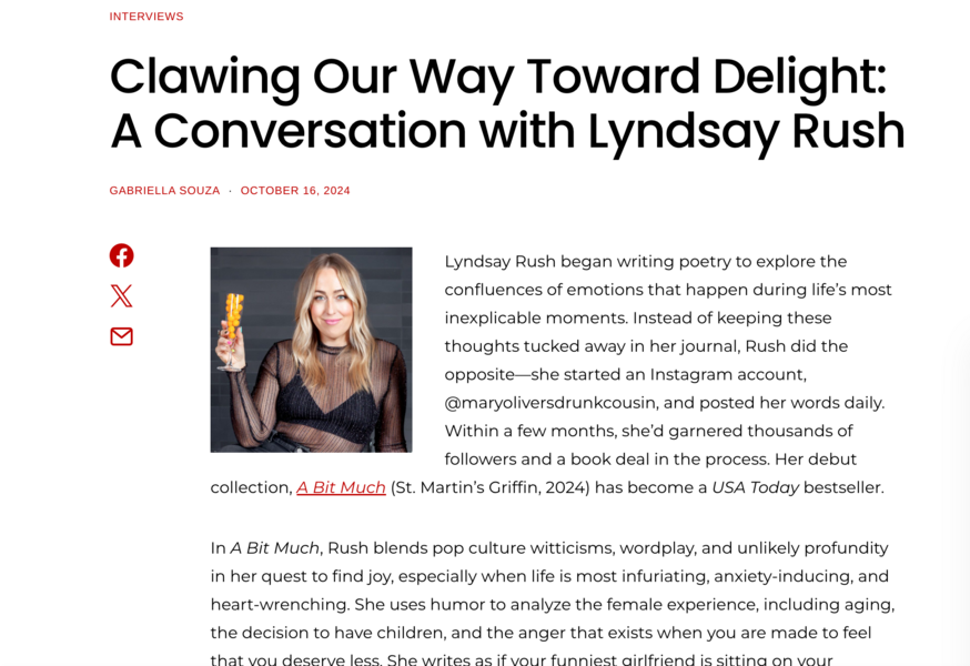 Interview with Lyndsay Rush