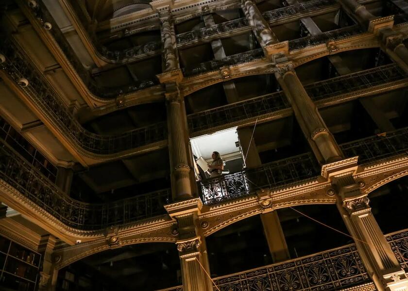 The Peabody Library, the site of See Also