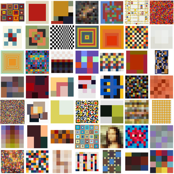 Square in Art, from Curation Project