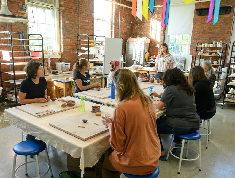 Flute-making workshop at Maryland Hall for the Creative Arts in Annapolis