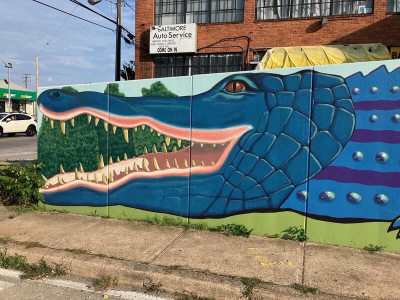 Alligator Mural