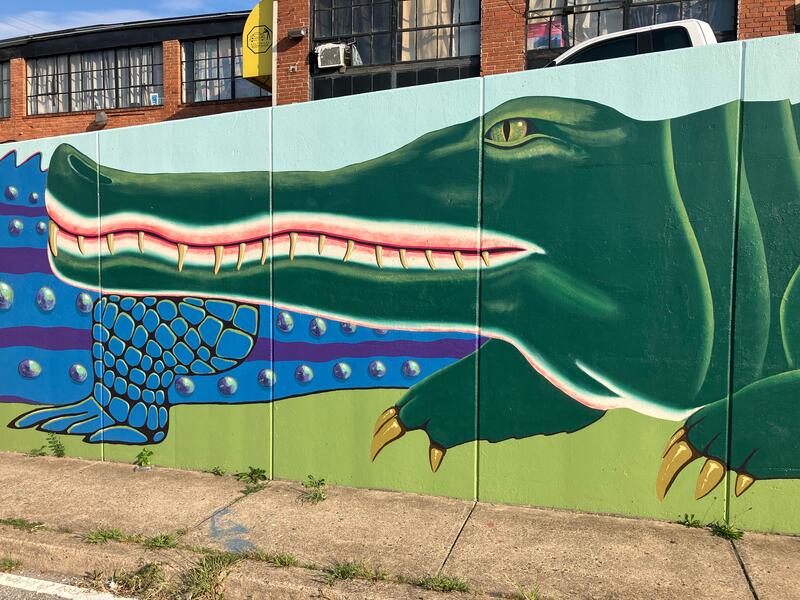 Alligator Mural