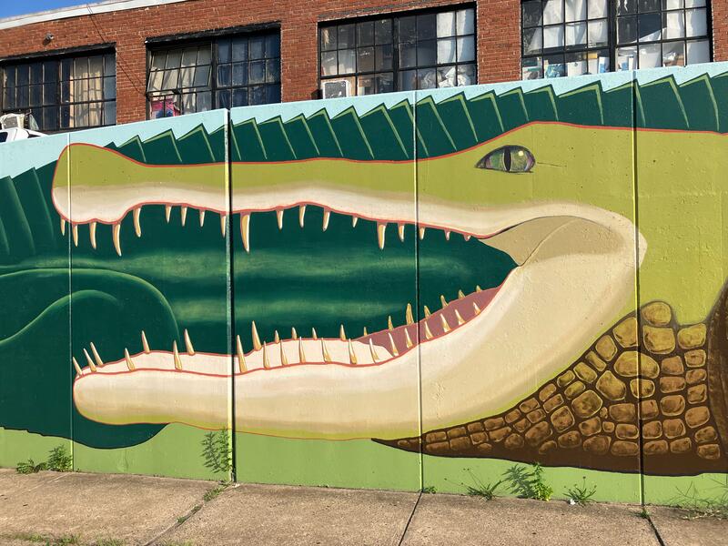 Alligator Mural