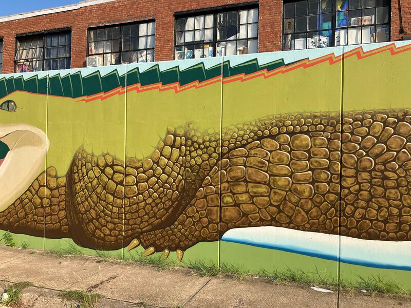 Alligator Mural