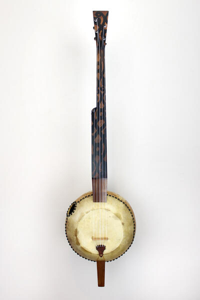 Modern Surinamese Gourd Banjo