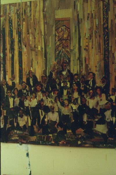 Close up of the Choir