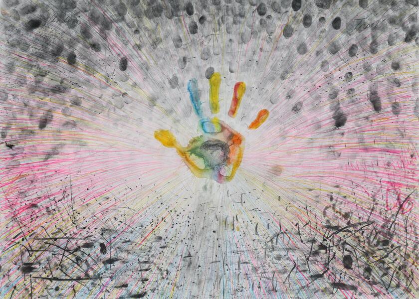 Finding My Way  22%22x30%22  charcoal, graphite, color pencil, and soft pastel on paper  2024.jpg