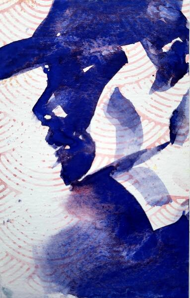 A study of the profile of a man