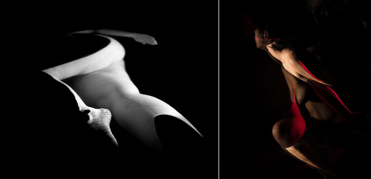 Untitled (#4590) 1992 and Untitled (#07-09-19-685) 2019