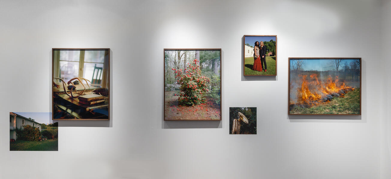 Installation View of In Silver and Earth