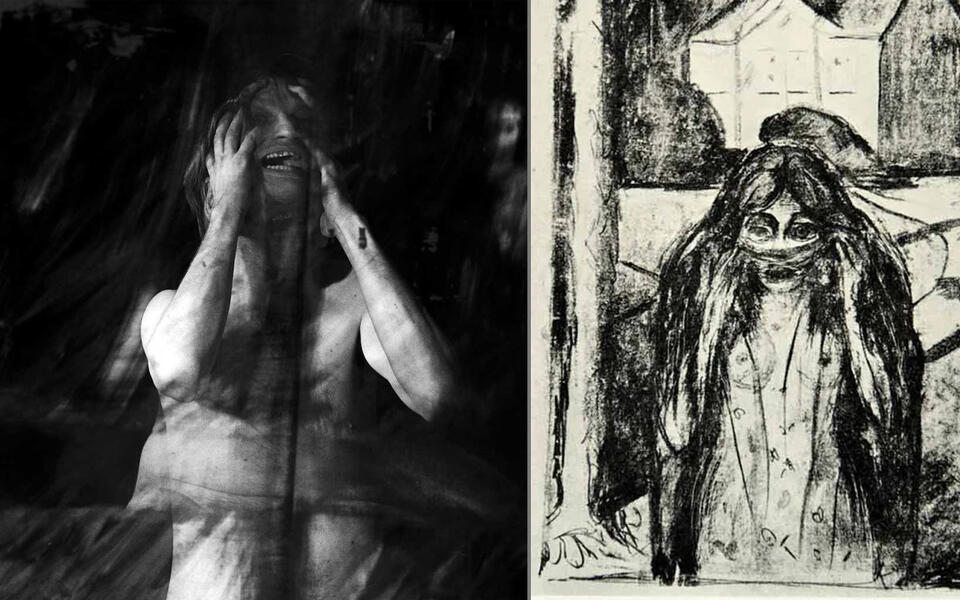 Comparison of Untitled (#3912) with Munch 1958 Flight Figure 