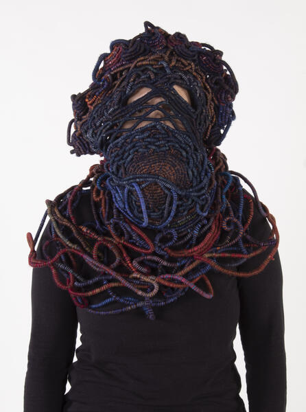 Coiled Mask 4 (worn)