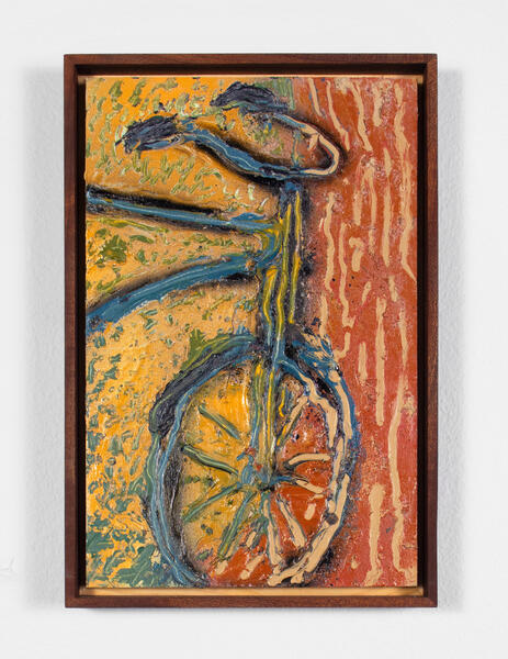 Bike Leaning Against Tree