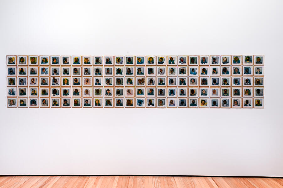 30 Faces installation view