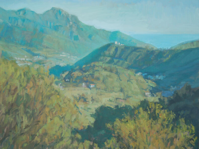Tramonti Evening, Afternoon Sun, oil on canvas, 30x40