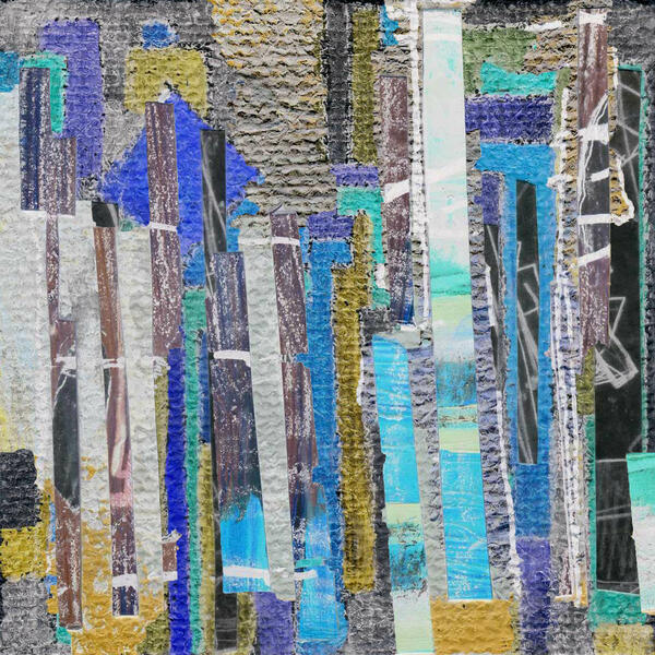 Communal Refelxivity, 10″ x 10″, Mixed Media, 2015