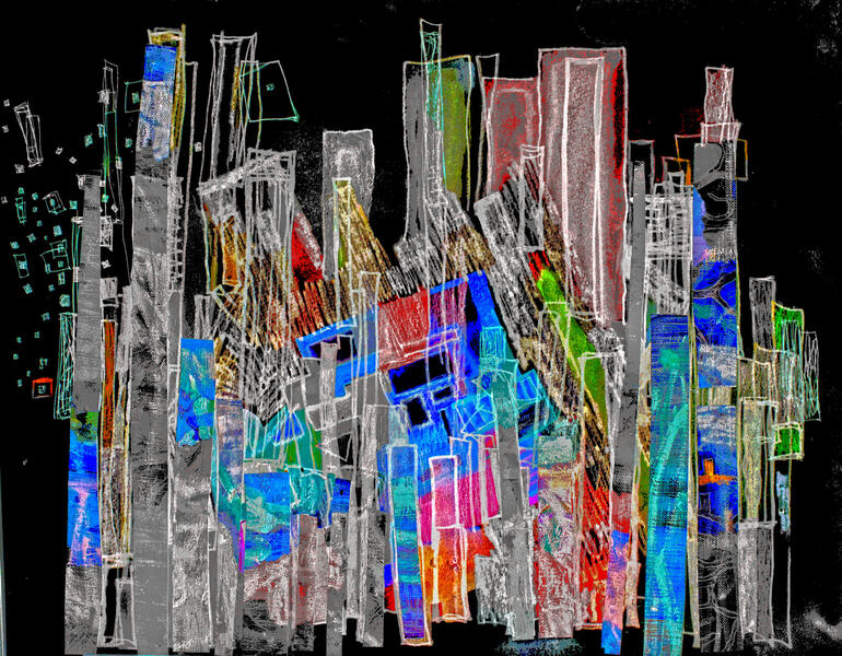 Tracking Assessment, 12 1/2″ x 15 3/4″, Digital Media, 2014 