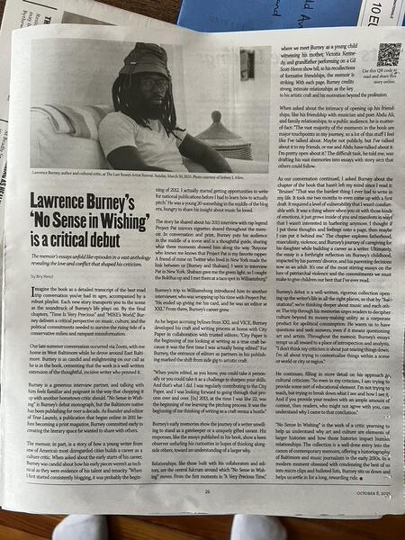 No Sense In Wishing Is A Critical Debut