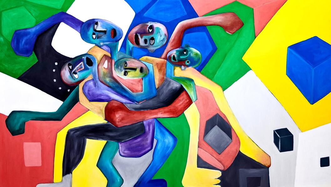 Children Carrying The Sky