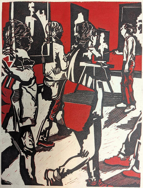 Focused and Fleeting (Red)