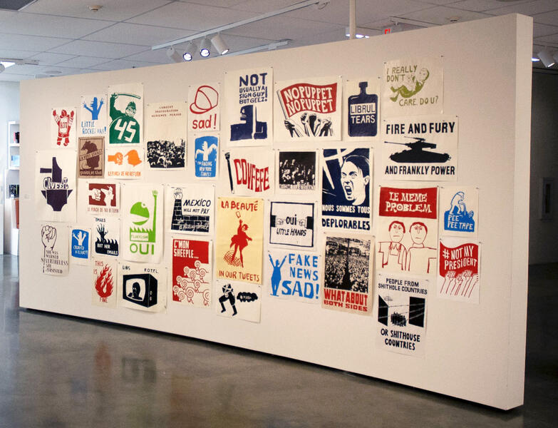 Meme Problem/Le Même Problème (installation view)