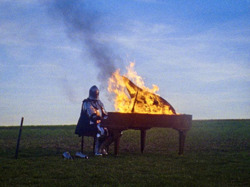 Burning Piano