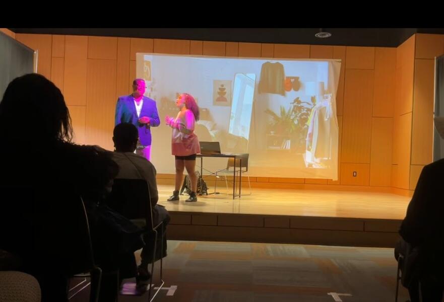 Still shot from live performance 2