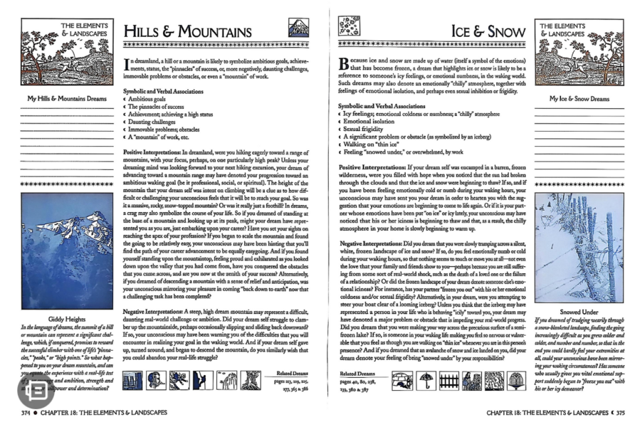 The Elements and Landscapes