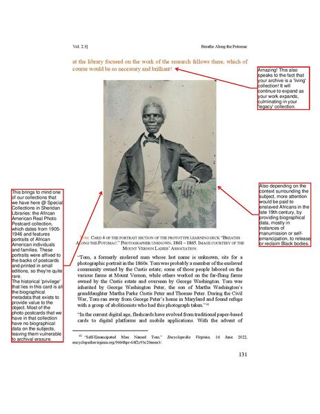 Process Art & Interactive Designs: Auto Dissertation I, Vol. 1: Breaths Along the Potomac: An Epistolary Art Gallery, by Dominic Shodekeh Talifero for Northwestern Law Journal des Refusés, 2025. 
