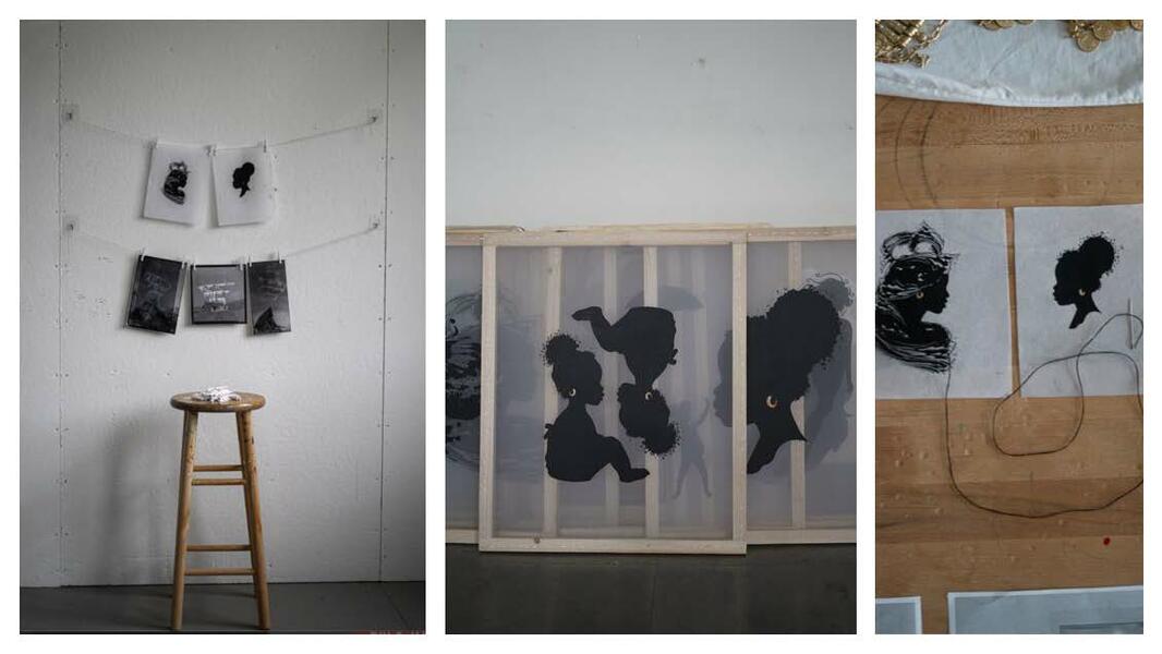 Untitled (silk prints), 2024–2025