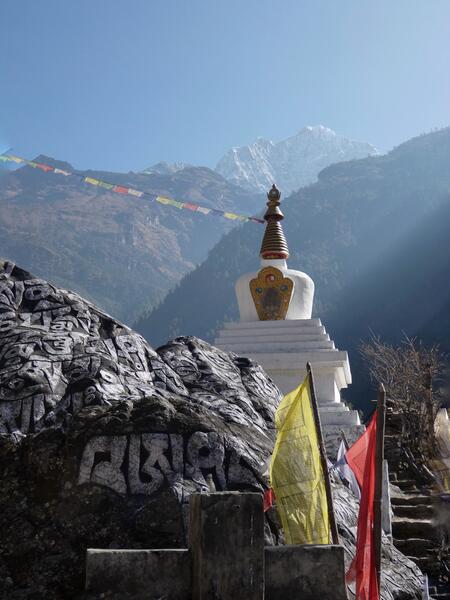 Stupa Along The Path