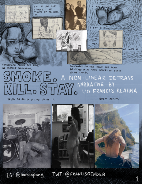 first page of Smoke. Kill. Stay.
