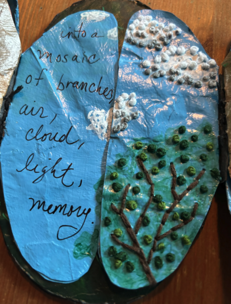 Mind Wanders - Final Spread (tree and sky)