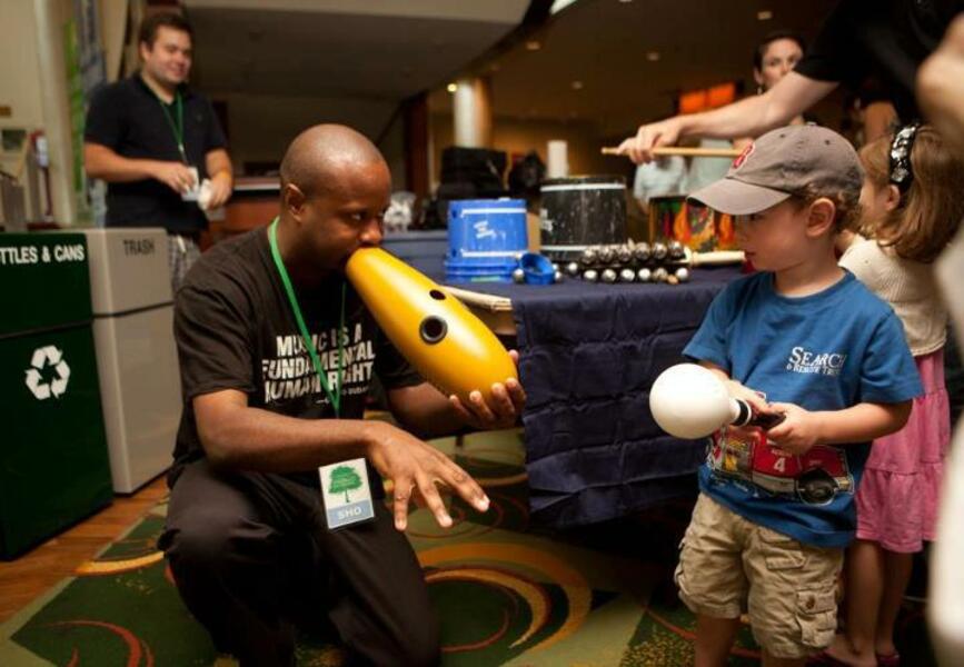 Beatbox Modalities For the Youth: Shodekeh inside of the Hartford Symphony Orchestra's Musical Instrument Zone, 2011.