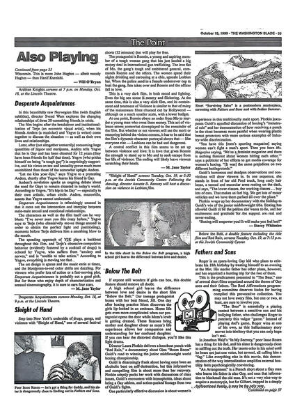 Also Playing: Desperate Acquaintances and Sleight of Hand