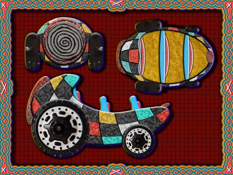 Close-ups of theDisco Car I created