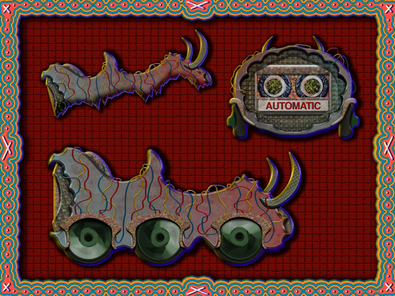 Close-ups of theY2K Car created