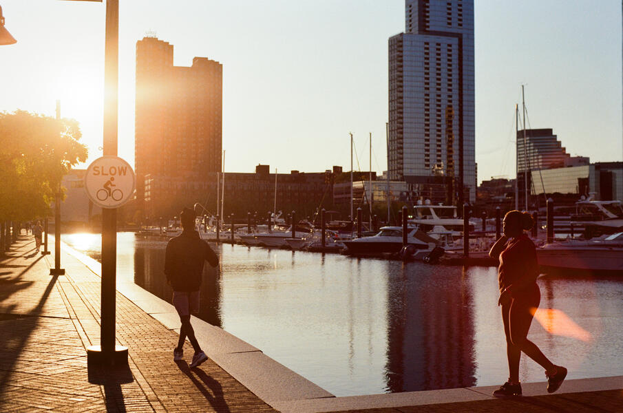 Setting on the Water