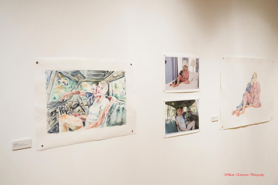 Installation view - Side by Side collaboration