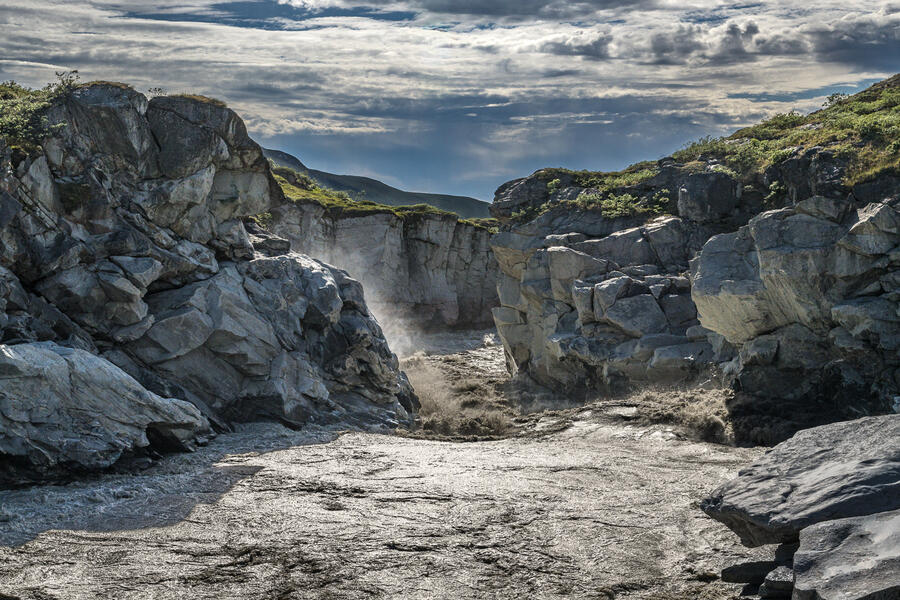 Waterfall Along Akuliarusiarsuup Kuua (2022)