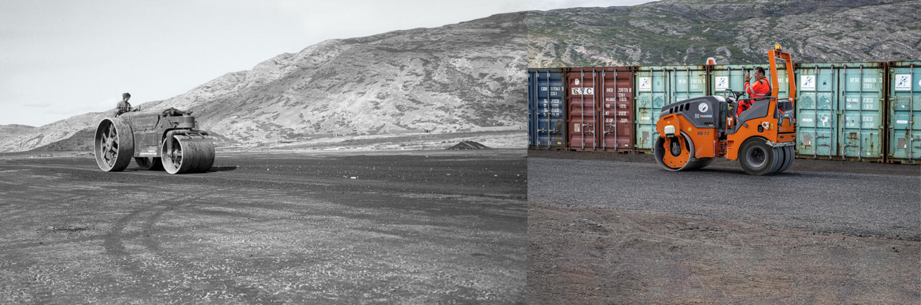 Roller Drivers on the Runway (1947 and 2022)