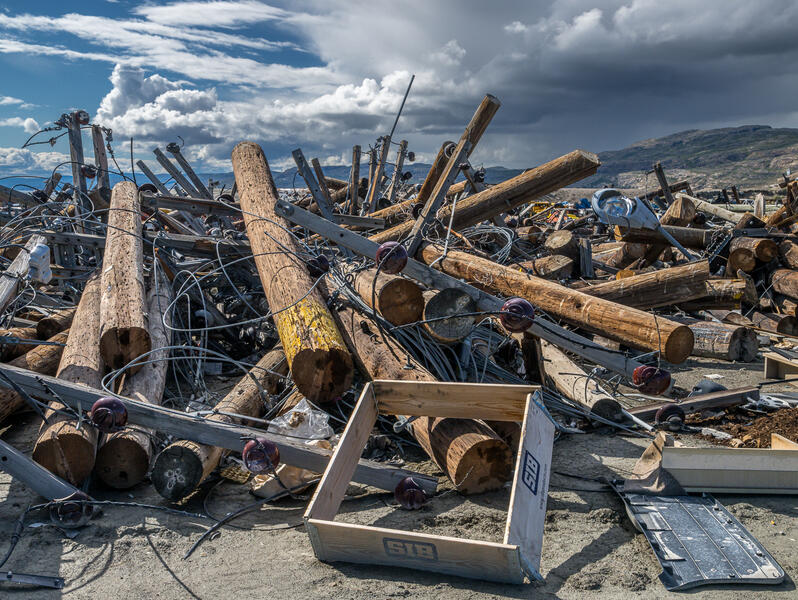 Utility Poles, Kangerlussuaq Junkyard (2022)