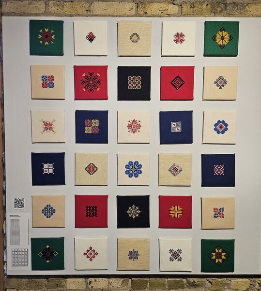 30x30x30 Exhibition (Front-facing View)