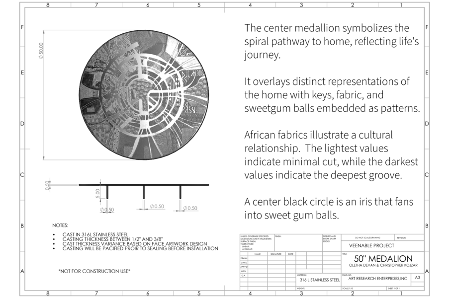 Home in Sight Medallion